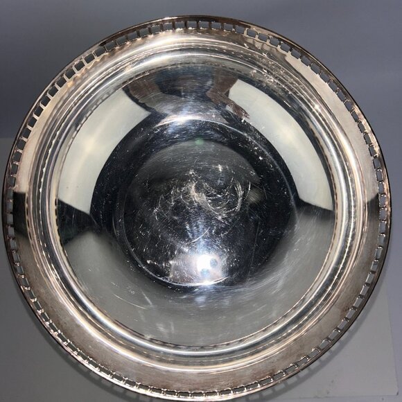 Skyscraper Design Bowl by Richard Meier for Swid Powell Silverplated 1980s 10" - Picture 7 of 16